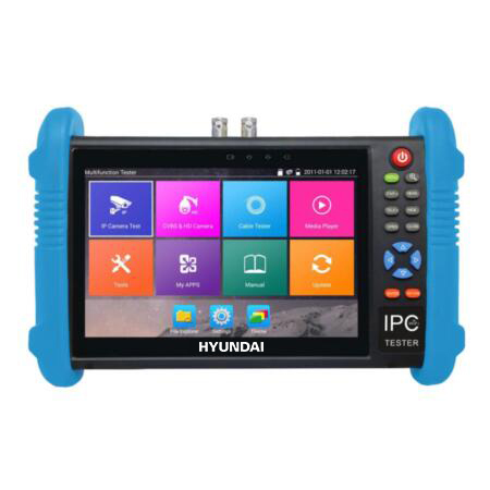 HYU-274N|5-in-1 multi-function CCTV tester with 7 "touch screen with support for TVI / CVI / AHD up to 3MP / 4MP and 4K H