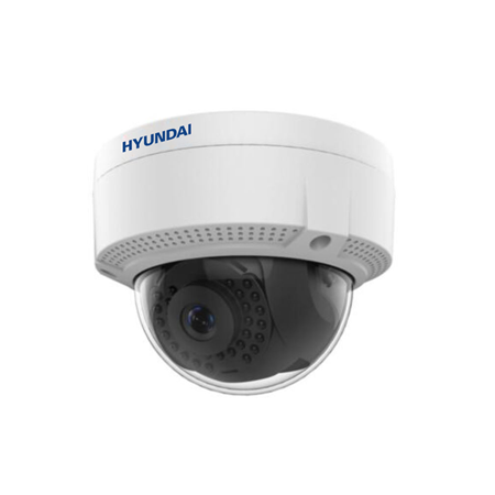 HYU-415N | IP vandal dome with IR illumination of 30m, for outdoors, 2 MP. H.265+/H.265/H.264/H.264+/MJPEG. 1/2,8" CMOS, 2MP. Digital resolution 1080P, 1,3MP, 720P, etc. Mechanical filter. 0,01 lux. 2,8 mm fixed lens (114°). OSD, AGC, BLC, digital  WDR, 3D-DNR, motion detection, privacy mask, fixed ROI. IP67. 2AXIS. 12V DC. PoE.