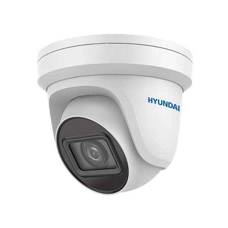 HYU-412N | IP dome with IR illumination of 20~30m, for outdoors 4 MP. H.265+/H.265/H.264/H.264+/MJPEG. 1/3" CMOS, 4MP. Digital resolution 4MP, 1080P, 720P, 20FPS. Mechanical filter. 0,01 lux. 2,8~12 mm (98°~30°) motorized lens with autofocus. OSD, AGC, BLC, real WDR 120dB, 3D-DNR, motion detection, privacy mask, fixed ROI. IP67, IK10. 3AXIS. 12V DC. PoE.