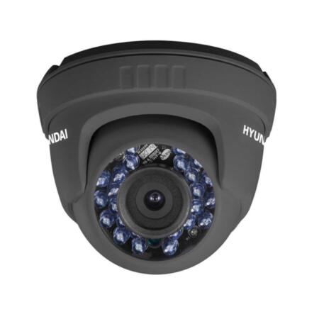 HYU-504 | 4 in 1 dome PRO series with Smart IR of 20 m, for outdoors. CMOS, 2MP. 4 in 1 (HDCVI / HDTVI / AHD / 960H). 2,8 mm fixed lens (103°). ICR filter. OSD, digital WDR. IP66. 3AXIS. 12V DC.