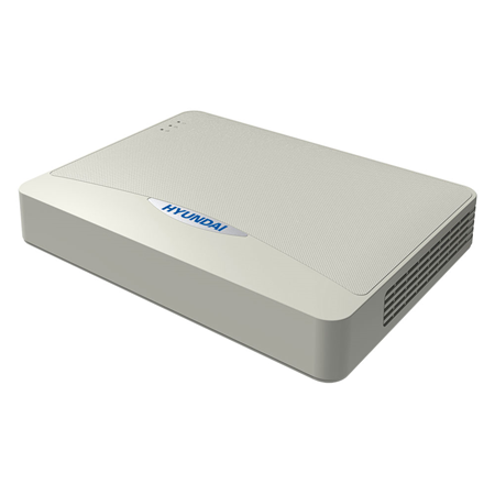 HYU-524N | NVR IP de 8 canales. Compresión de vídeo H.265+/H.265/H.264+/H.264. Grabación 4MP, 3MP, 1080P, UXGA, 720P, VGA, 4CIF, DCIF, 2CIF, CIF, QCIF. Grabación de hasta 60 Mbps. Salidas HDMI y VGA a 1080P. Admite 1 HDD SATA de hasta 6TB. RJ45 Fast Ethernet. Alimentación 48V CC. Instalación de sobremesa. 8 puertos PoE+