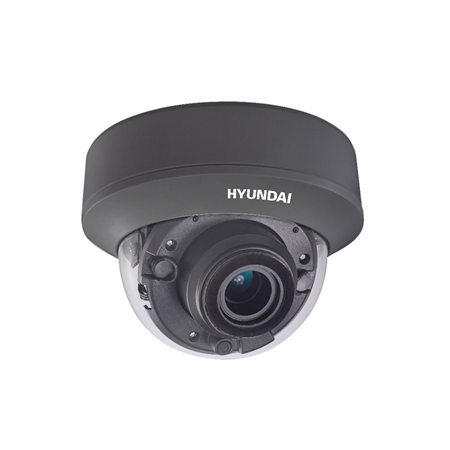 HYU-548N | Domo TVI PoC HYUNDAI. Smart IR 60 m. CMOS de 2MP. Salida TVI. Óptica motorizada 2,7~13,5 mm (103°~32,1°). WDR 130dB, 3D-DNR. No apto exterior. 3AXIS, admite PoC.af