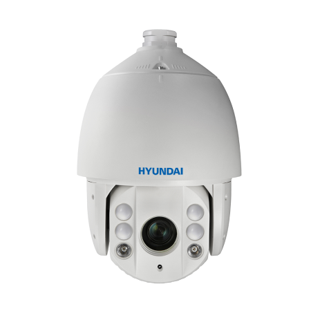 HYU-692 | 4 in 1 PTZ of 160°/sec. with IR illumination of 150 m, for outdoors. 1/2,8" CMOS, 2 MP. 1080P at 25 fps. 32X optical zoom of 4,8~153 mm (54,2°~1,97°). 16X digital zoom. 4 in 1 output (HDCVI / HDTVI / AHD / CVBS). ICR filter. OSD, AWB, AGC, BLC, HLC, EIS, WDR true 120 dB, 3D-DNR, privacy mask. 256 presets. Pelco-D/P. RS485 Half Duplex. IP66, Lightning-proof. 24V AC. Bracket and power supply is not included.