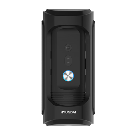 HYU-724N | Videotimbre IP antivandálico HYUNDAI. 1 botón de llamada. Cámara de 2MP con WDR real. Iluminación IR 3m. Audio bidireccional con micrófono y altavoz. Puerto RJ45 Fast Ethernet. 1 entradas / 1 salida de alarma. 12V CC. PoE.