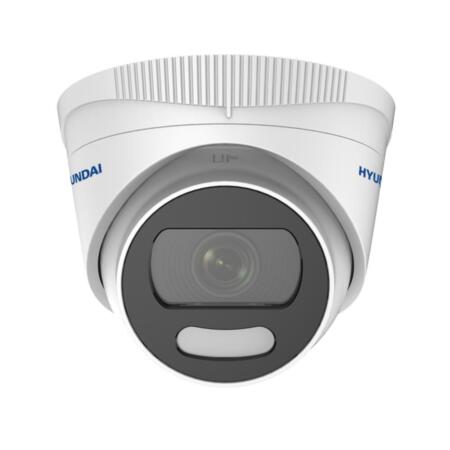 HYU-804 | Domo fijo 4 en 1 serie Color View con iluminación blanca de 20 m para exterior. CMOS de 2MP. Salida 4 en 1 (HDCVI / HDTVI / AHD / 960H). Óptica fija de 2,8 mm (104°). Modo color 24 horas (no conmuta a B/N). OSD, ATW, AGC, BLC, HLC, WDR real 120dB, 3D-DNR, ajustes de saturación, videosensor y máscaras de privacidad. IP67. 3AXIS. 12V CC.