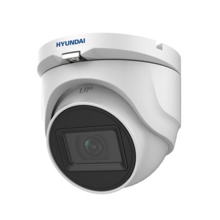 HYU-809 | 4 in 1 HYUNDAI NEXT GEN dome PRO series with Smart IR of 30 m for outdoors. 2MP CMOS. 1080P resolution @ 25/30fps 4-in-1 video output switch. 2.8 mm lens (106.4 °). ICR filter AWB, AGC, BLC, HLC, digital WDR, 2D-DNR. It incorporates microphone. Supports coaxial audio. IP67 3AXIS. 12V DC