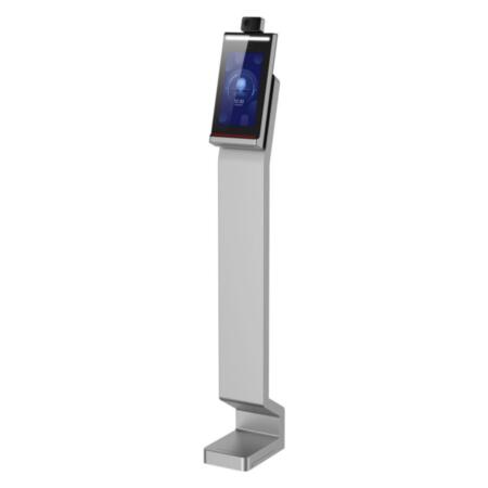 HIK-208 | Terminal autónomo de control de accesos HIKVISION con reconocimiento facial, detección de fiebre y mascarilla. Instalación Plug&Play. Pantalla táctil LCD 10,1”. Audio bidireccional. Medición de temperatura y reconocimiento facial con detección de fiebre. Hasta 50.000 rostros. Registro de hasta 100.000 eventos. Rango de temperatura 30°C a 45°C. Distancia autentificación: 0,3 ~ 2 metros. Detección de persona sin mascarilla. Incluye soporte peana
