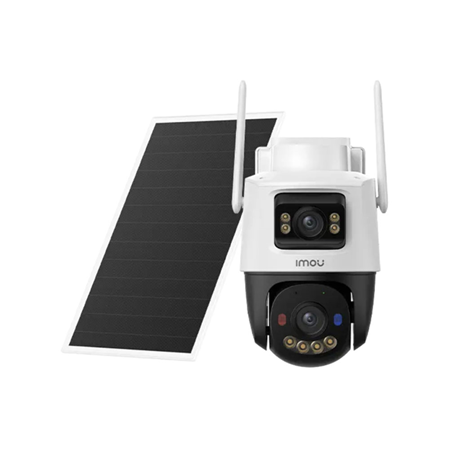 IMOU-0041|Domo PTZ IP Imou AOV Dual de 5MP+5MP con Wi-Fi 2,4 GHz, 4G y panel solar