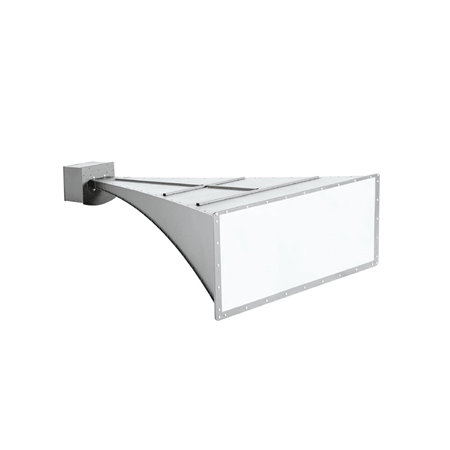 INTEVIO-75 | Difusor de bocina directiva de acero inoxidable de 100W. Para aplicaciones en túneles. . Sensibilidad: 111 dB@1W/1m. Respuesta de frecuencia 250 - 8.000 Hz. Grado de protección IP66. Color gris (RAL 7035)