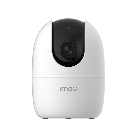 IPC-A22EP-A-IMOU | Telecamera IP WiFi IMOU compatta da 2 MP con illuminazione a infrarossi da 10 m per uso interno. Formato H.265 e H.264. 2MP 1/2,7" CMOS. Risoluzione digitale 1080P @ 25/30IPS. Obiettivo fisso 3.6mm (93°). Sensore video, rilevamento persone, regione configurabile, allarme sonoro anomalo. Audio bidirezionale (microfono e altoparlante integrati) MicroSD slot DC 5V Pulsante Reset / WPS.