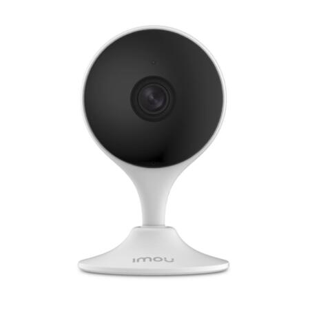 IPC-C22EP-IMOU | IMOU IP WiFi compact camera with IR of 10m , 2MP for indoors. H.265 / H.264 format. 1/2.7" CMOS, 2MP. 1080P @ 25FPS digital resolution. 2.8mm (112 °) lens. 16X digital zoom. Motion detection, human detection, configurable region, abnormal sound alarm. 2 way audio (incorporates microphone and speaker) MicroSD slot Onvif. 5V DC Reset button.