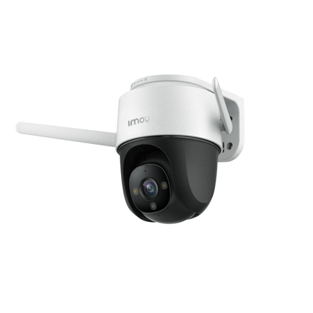 IPC-S22FP-0360B-IMOU | Cámara compacta WiFi IP IMOU de 2MP con iluminación infrarroja 30m para exterior. Formato H.265 y H.264. CMOS 1/2,8" de 2MP. Resolución digital de 1080P@25/30IPS. Óptica fija de 3,6 mm (89°). Detección de movimiento. Región configurable. Audio bidireccional (incorpora micrófono y altavoz). Sirena 110dB. Ranura MicroSD. Puerto Ethernet RJ45. IP66. 12V CC. Botón reset/WPS.