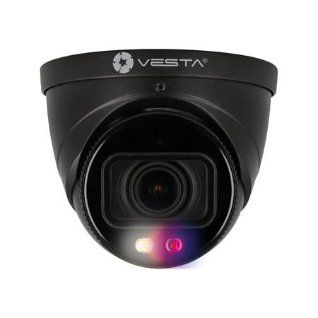IPC-T38L-ZAS-PV-V2-B|Domo IP VESTA Advanced Video Smart Dual Light Active Deterrence Lite AI de 8MP negro para exterior