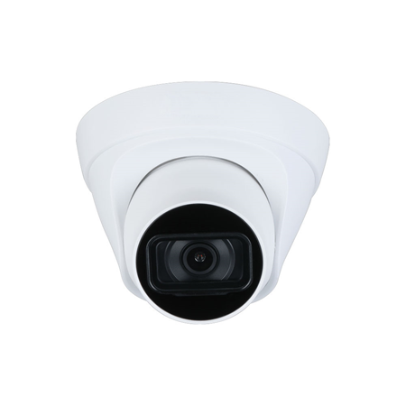 IPC-T3E | 30m IP fixed dome with Smart IR for outdoors. 1 / 2.7 ”CMOS of 3MP. 2 streams. Compression format H.265 +, H.264 +, H.265, H.264, MJPEG. Resolution up to 3MP at 20ips. ICR filter. 0.02 lux F2.0. 2.8 mm (105 °) fixed lens. OSD, AWB, AGC, BLC, HLC, digital WDR, 3D-NR, 4 ROI zones, mirror, video sensor and privacy masks. Onvif, CGI, P2P. IP67. 3AXIS. 12V DC and PoE power