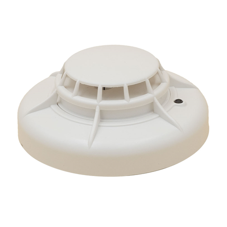 MORLEY-108 | Thermal detector Morley-IAS By Honeywell. ECO series conventional system. Incorporates LED function. Output for action indicator. Requires connection base <strong>MORLEY-58</strong> (ECO1000B). White color. EN54-5 Class A1S certificate