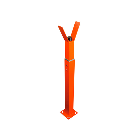 NICE-004 | Soporte regulable para mástiles. Permite que las barreras automáticas sean mas estables y el mástil no se doble