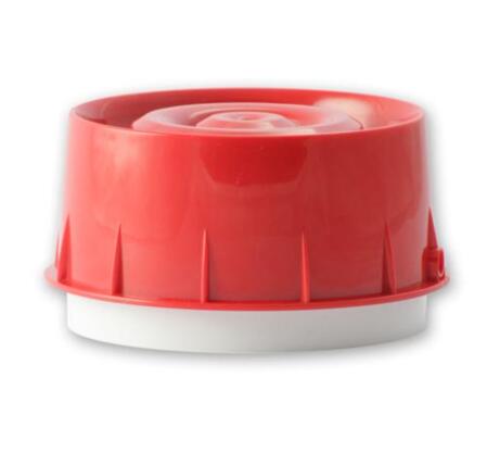 NOTIFIER-137 | Sirena direccionable de color rojo y aislador incorporado.