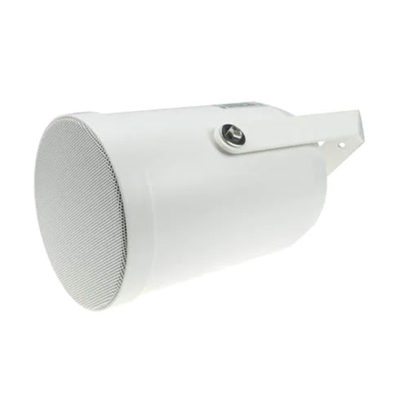 NOTIFIER-639 | Proyector en ABS Notifier. Potencia de 10W para líneas de 100V con transformador de potencia variable (10-5-2,5-1,25W). Respuesta de frecuencia: 130 - 20.000 Hz. Grado de protección IP66. Incluye soporte de lira articulado de un solo eje, pinza de cerámica y termofusible interno. Sensibilidad EN54: 92dB @ 1W/1m