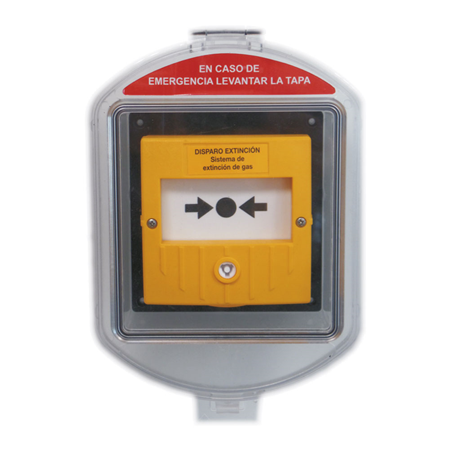 NOTIFIER-669 | Caja IP65 para pulsadores Notifier. Diseñada para proteger pulsadores de emergencia. Compatible con pulsadores de la serie PUL.