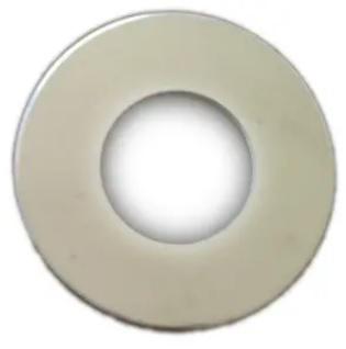 NOTIFIER-86|F-ROND Anilha bicolor em policarbonato ABS branco/prateado para repetidor ótico INDIC-INC