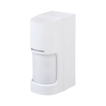 OPTEX-158 | Detector PIR vía radio panorámico 180° de la serie WX Infinity para exteriores con antimasking por LED activo. Alcance ajustable hasta 12m, 180°. Detección de lados derecho e izquierdo independientes. Lógica de procesado avanzado SMDA. 14 pares de zonas de detección horizontales y 2 capas verticales. Rango de detección izquierdo/derecho ajustable en 5 niveles. Sensibilidad ajustable en 3 niveles. Salida de alarma izquierda, derecha y salida de fallos/tamper contra sabotaje. IP55. Autoalimentado por pilas de litio.