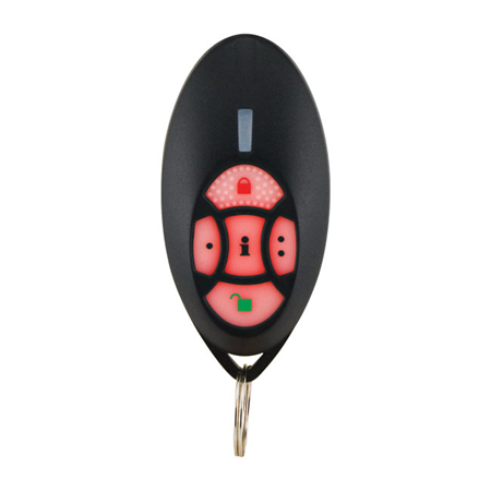 PAR-344 | Mando remoto vía radio de 5 canales BIDIRECCIONAL con botones retroiluminados, resistente al agua. Frecuencia 433 MHz