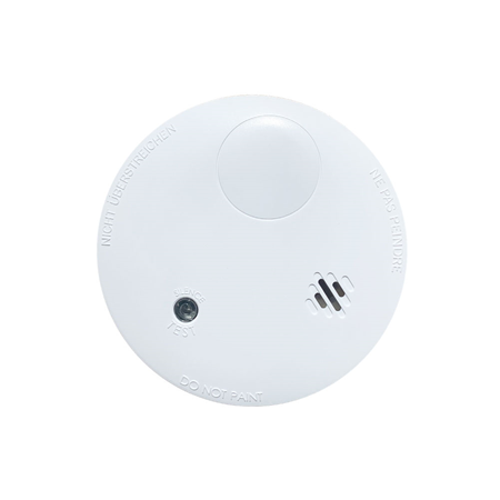 PYRO-34N | Detector óptico de humos Pyronix. Vía radio bidireccional. Sonido de alarma de 85dB e indicadores LED. Supervisión de batería baja. Indicador de intensidad de la señal inalámbrica. Protocolo de cifrado inalámbrico de alta seguridad Pyronix. Aprendizaje mediante botón de una pulsación. EN 14604