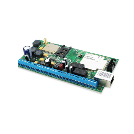 QAR-375N | Transmetteur multifonctionnel avec 2G/3G (UMTS 5), GSM, GPRS. 3 canaux de transmission : Ethernet, GPRS/SMS. 9 entrées (EOL/DEOL). 2 sorties (1 OC + 1 relais). Supporte les protocoles SIA Level2, Contact ID, Ademco Fast, DTM. EN50131 Grade 3.