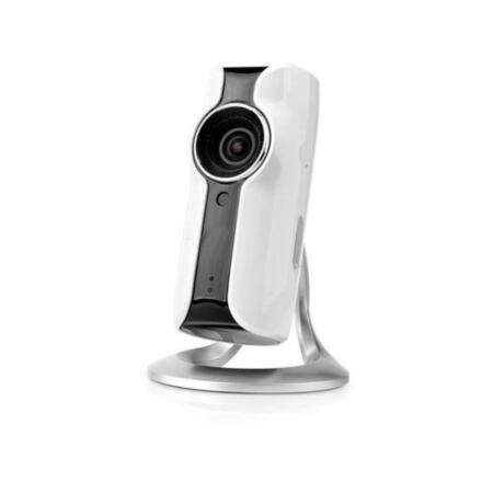 QAR-335 | WIZARD - IP camera - 1/3" Sony CMOS- 1 MP (1280x720)- 2.4 mm angular lens -0.01 lux color - H.264 - WiFi IEEE 802.11b/g/n - 2 way audio with microphone and speaker - SD card- Plug & play installation via WiFi - WIZALARM app for smartphone