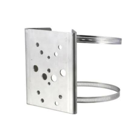 RAYTEC-1 | Soporte diseñado para montar un foco Raytec en postes/columnas circulares de Ø50~170 mm. Proporciona una plataforma de montaje plana para un foco RAYMAX o RAYLUX. La fuente de alimentación debe ir montada en otro lugar