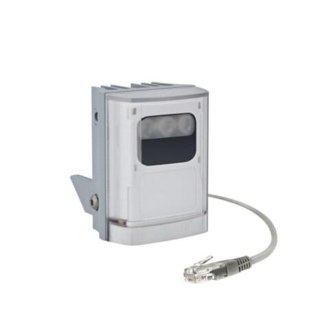 RAYTEC-49 | Foco de iluminación blanca de corto alcance VARIO2 POE. Iluminación PoE dedicada para cámaras IP. Alcance máximo de 42 metros. Incluye una lente circular de 10°x10°, una lente circular de 35°x10° (de serie) y una lente elíptica de 60°x25°. Tecnología LED SMT PLATINUM Elite. Tecnología de reducción de puntos calientes (HRT). Sistema de lentes intercambiables VARIO. Grado de protección IP66. Entrada de alimentación: PoE (802.3af). 5 años de garantía