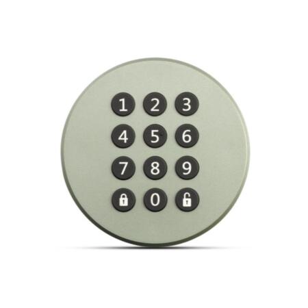 SALTO-002 | Teclado para acceso a apartamentos. Comunicación BLE 4.3. Encriptación AES 256 bits. Montaje en la parte exterior de la puerta frontal. Memoria de hasta 20 códigos de hasta 10 dígitos. Funciona con 4 pilas AAA (no incluidas).