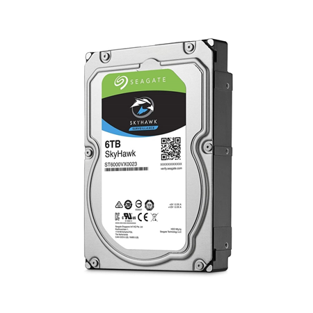 SAM-3908N | Seagate® SkyHawk™ Surveillance hard drive. Take advantage of Seagate's extensive experience in designing drives purpose-built for surveillance applications. 6TB capacity. 6GB/s 256MB cache.
