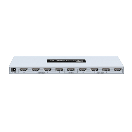 SAM-4519N | AirSpace 8-channel 2K/4K HDMI Distributor. Allows easy distribution of an Ultra HD signal to multiple monitors. Support for 3D signals. Supports 4K and 2K resolution. Supports 340MHz / 3.4Gbps single channel bandwidth. Supports 24-bit / 30-bit / 36-bit / 48-bit dark. Audio format dts-hd / Dolby-true HD / LPCM7.1 / DTS / Dolby-ac3 / DSD / HD (HBR). Distance up to 5 meters with standard 26AWG HDMI cable. Supports signal time renormalization. No signal loss