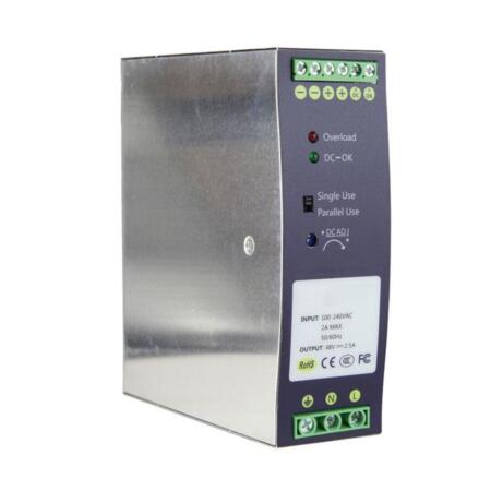 SAM-4537 | Fuente de alimentación Industrial de 48V/120W en formato carril DIN.