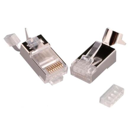 SAM-4621 | RJ45 CAT6 connector for crimping. Compatible with FTP cable.