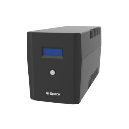 SAM-4628 | 1500VA / 900W AirSpace interactive line UPS. Schuko connection. Cold start function. Built-in self-diagnosis function. Internet protection by modem / LAN. Compatible with generator. LCD display. Faster load capacity. Automatic charging in off mode. Automatic restart function. USB interface, RJ11