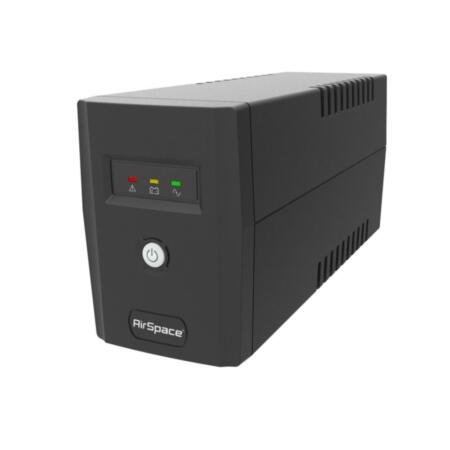 SAM-4630 | UPS AirSpace da 850 VA / 480 W. Connessione Schuko. Funzione di avviamento a freddo. Funzione di autodiagnosi integrata. Protezione Internet via modem / LAN. Compatibile con generatore. Indicatori LED. Capacità di carico più veloce. Ricarica automatica in modalità off. Funzione di riavvio automatico