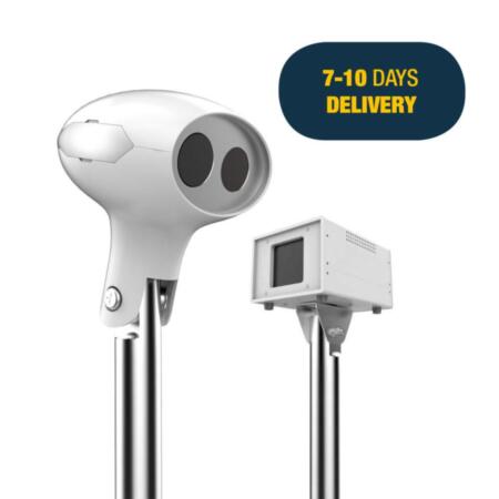 SAM-4647 | AirSpace infrared fever warning system. Composed of thermal imaging camera, Blackbody unit, two 2-meter bases, switch and management software. Detection distance of 2 ~ 8 meters. Accuracy of ± 0.3 °C (combined with Blackbody included). -10 °C ~ + 50 °C measurement range. 9.7mm thermal lens, 400x300 pixel resolution. 1920x1080 pixels visible resolution. Neural network based deep learning algorithm. Greater precision in temperature detection. Rapid and contactless screening system. Fields of application: thermography, inspection and quarantine, medical diagnosis. Supports PC connection