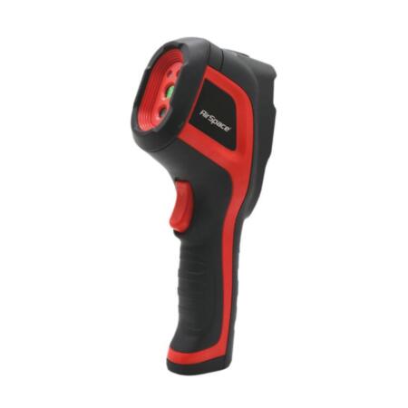 SAM-4664 | Portable AirSpace thermal imaging camera for body temperature measurement and fever detection. 256 x 192 thermal resolution. Temperature measurement range: 30 ºC ~ 45 ºC. Accuracy of ± 0.5 ºC. Measuring distance of> 1 meter. 640x480 visible image resolution. LED lighting. 2.8" LCD screen with 320x240 resolution. Possibility of viewing the merged thermal and optical image. PC connection for image viewing + BIP due to excess temperature. Supports live viewing. Incorporates rechargeable lithium battery. Up to 11 hours of operation. The device detects the temperature in real time and displays it on the screen. Image storage on MicroSD card up to 16GB. Supports 7 color palletes. Tripod mounting hole
