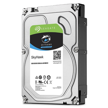 SAM-4734 | Seagate® SkyHawk ™ Surveillance Hard Drive. Take advantage of Seagate's extensive experience in designing specially designed drives for surveillance applications. 8TB capacity. 6GB / s. 256MB cache. Up to 64 cameras.