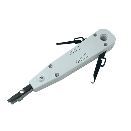 SAM-4739 | Special impact tool for Krone cable. For networks and telecommunications, module cabling, distribution boards, etc. Suitable for connecting cables, modules and distribution boards. The specially manufactured tool head ensures durability. Side hooks. Use it on krone and 110 terminal block.