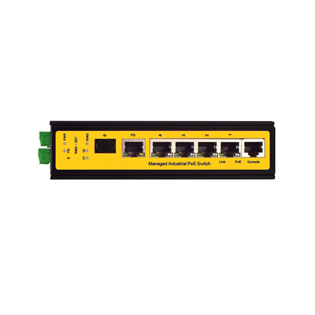 SAM-4767|Switch PoE gestionable industrial