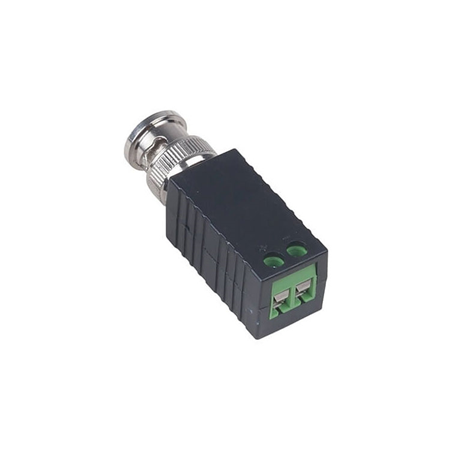 SAM-940 | HD AirSpace video transceiver. BNC male to screw terminal for easy connection. Compact and mini size, allows multiple units to be mounted behind the multiplexer, Quad, DVR, etc. Passive, does not require feeding. Eliminate the coaxial cable.