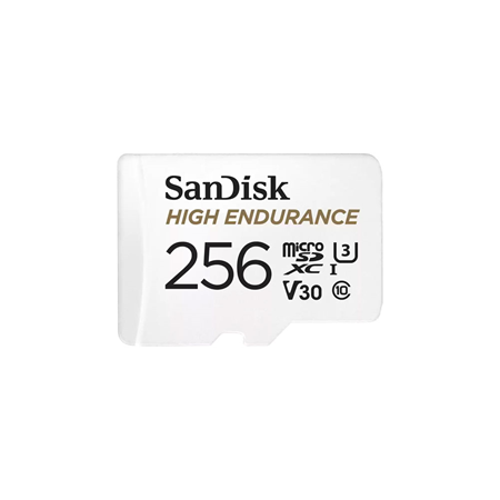 SANDISK-256|Tarjeta microSDXC UHS-I SanDisk High Endurance de 256GB para vídeo Full HD y 4K