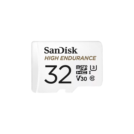 SANDISK-32|Tarjeta microSDHC UHS-I SanDisk High Endurance de 32GB para vídeo Full HD y 4K