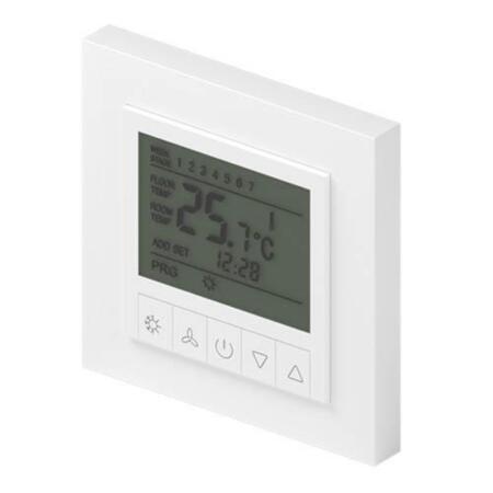 SMARTLIFE-38 | Termostato Smart Fan Coil de LifeSmart. Control de extensión independiente. Termostato inteligente. Ahorro de energía. Control inteligente con una tecla. Configuración de disparadores múltiples. Requiere LifeSmart Smart Station.