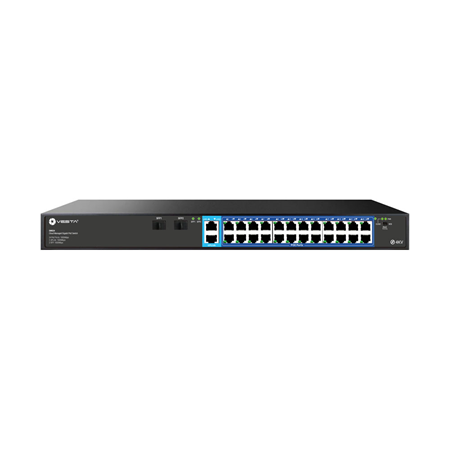 SW024|Switch PoE gestito in cloud VESTA con 24 porte Gigabit