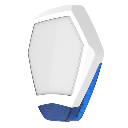 TEXE-24|Cubierta frontal Odyssey X3 en color blanco/azul para base de sirena retroiluminada de exterior Odyssey X-B