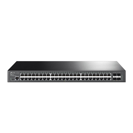 TPLINK-054|Switch L2+ de 48 portas Gigabit e 4 ranhuras SFP+ 10 Gigabit